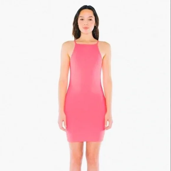 American Apparel Dresses | American Apparel | Neon Pink Cotton Spandex Minidress | Size S | Color: Pink | Size: S | Adalai_Gibson's Closet
